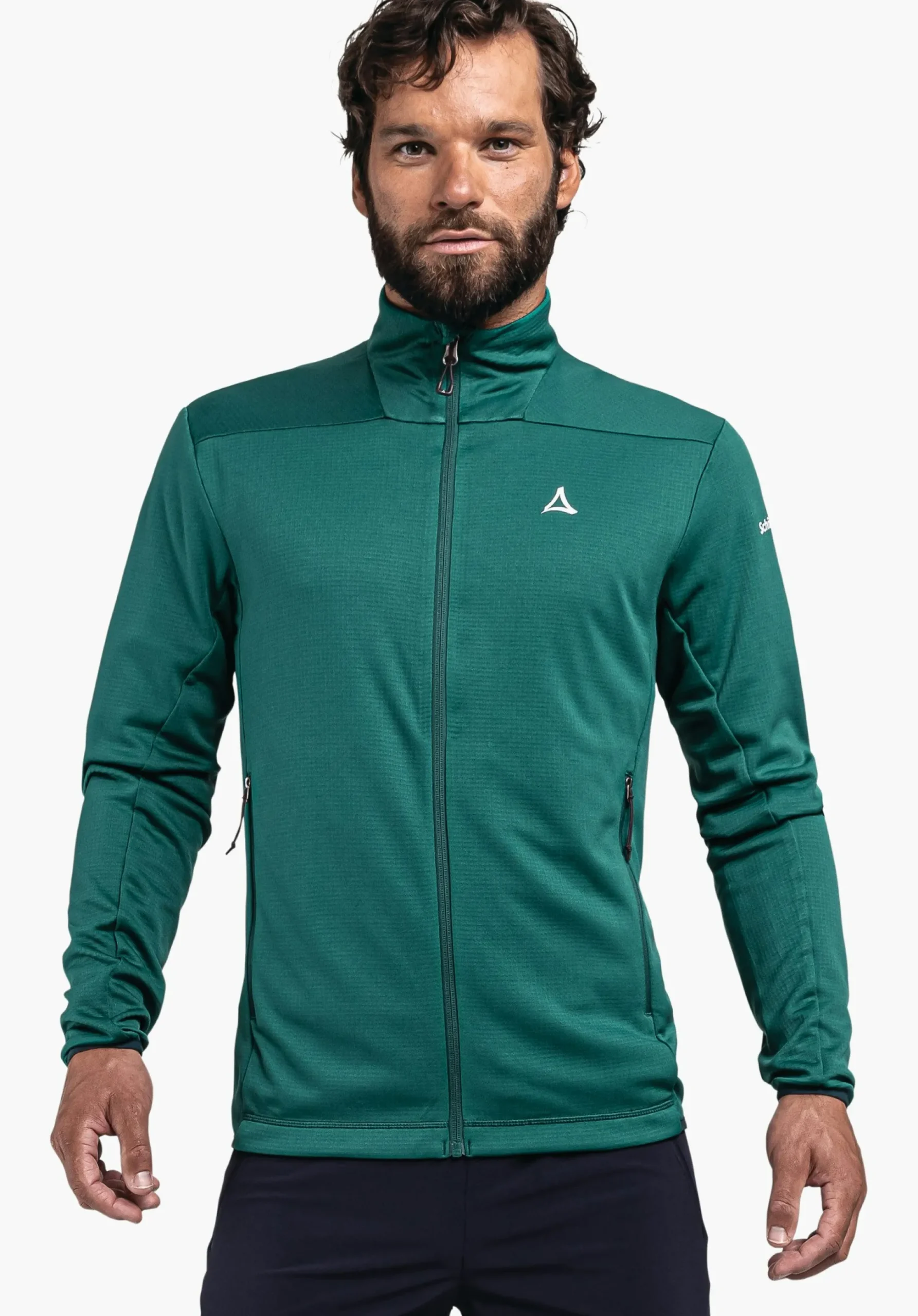 MEN SCHÖFFEL <Quick drying hiking fleece jacket grün