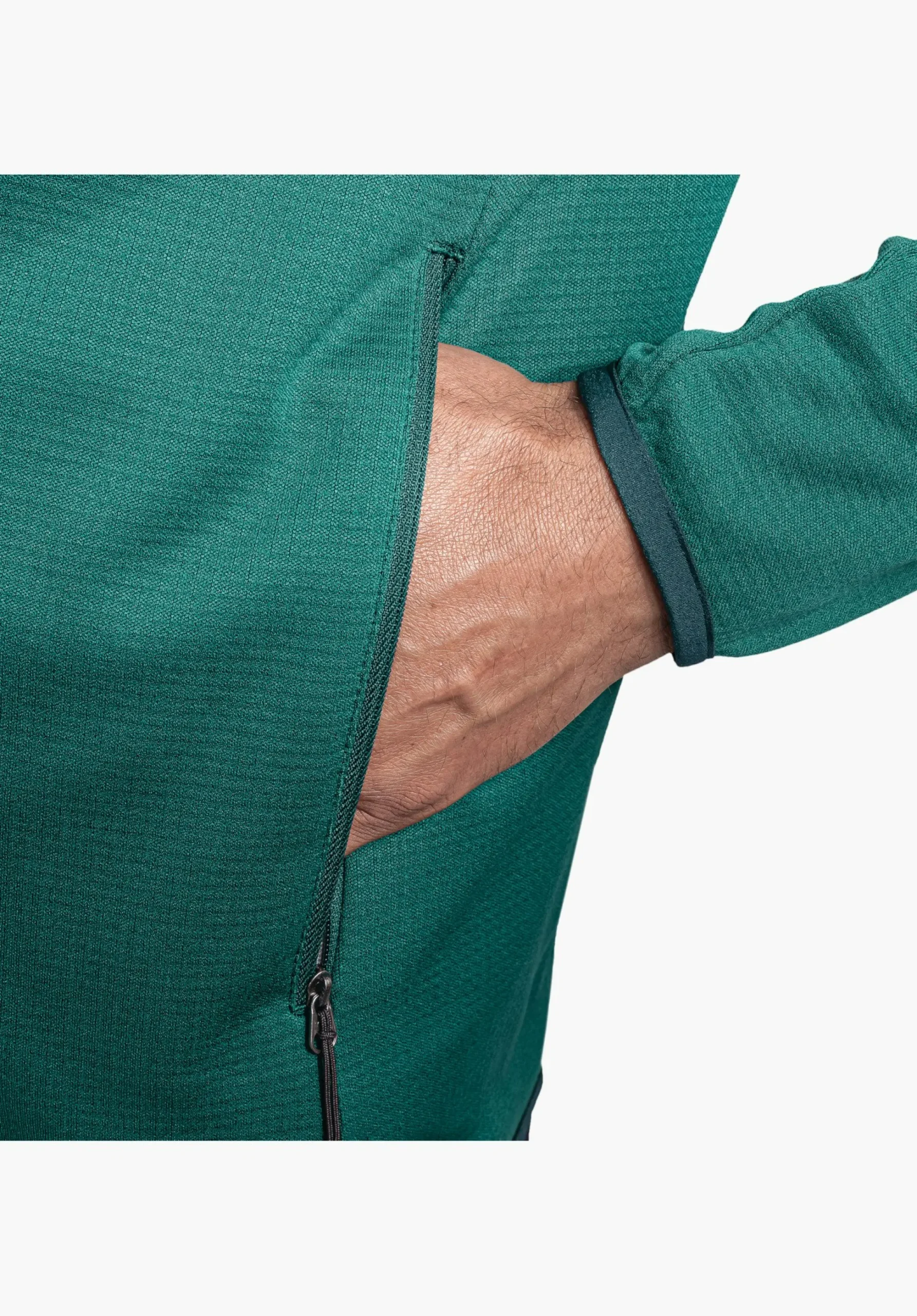 MEN SCHÖFFEL <Quick drying hiking fleece jacket grün