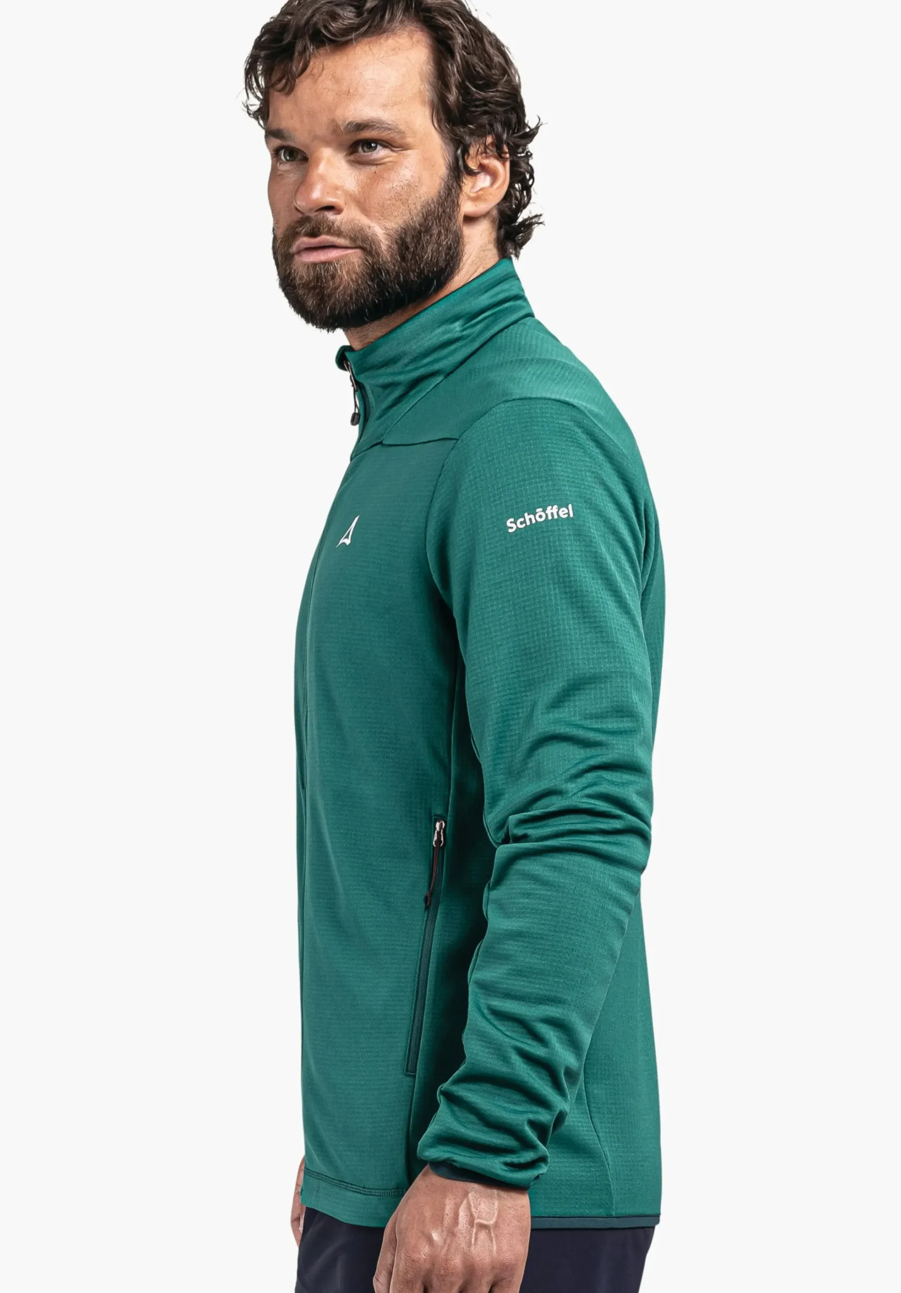 MEN SCHÖFFEL <Quick drying hiking fleece jacket grün