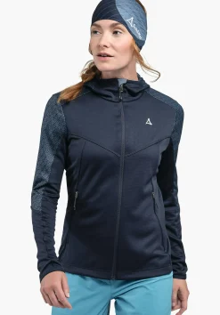 WOMEN SCHÖFFEL <Quick drying hoody for the mountains rosa