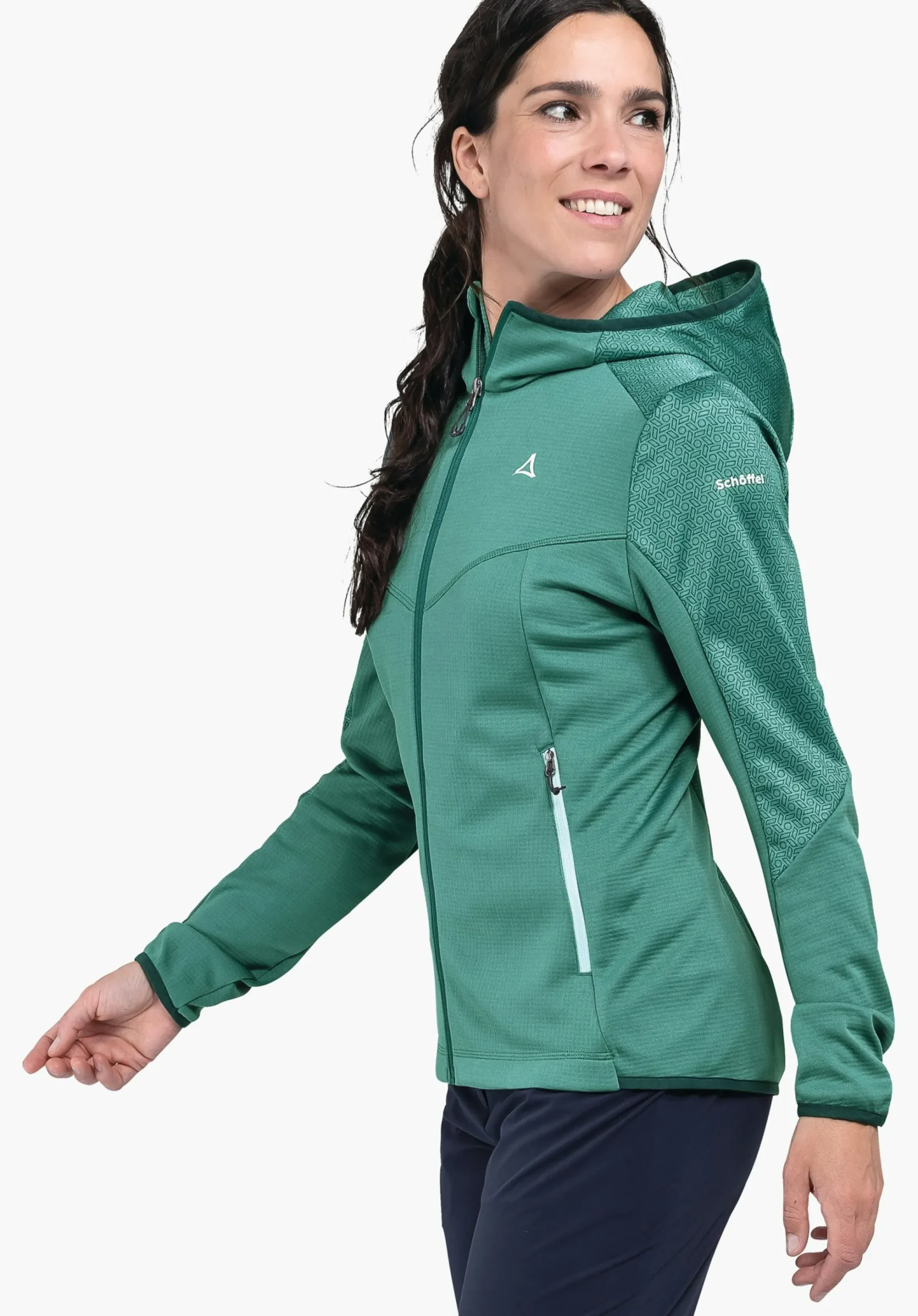WOMEN SCHÖFFEL <Quick drying hoody for the mountains rosa