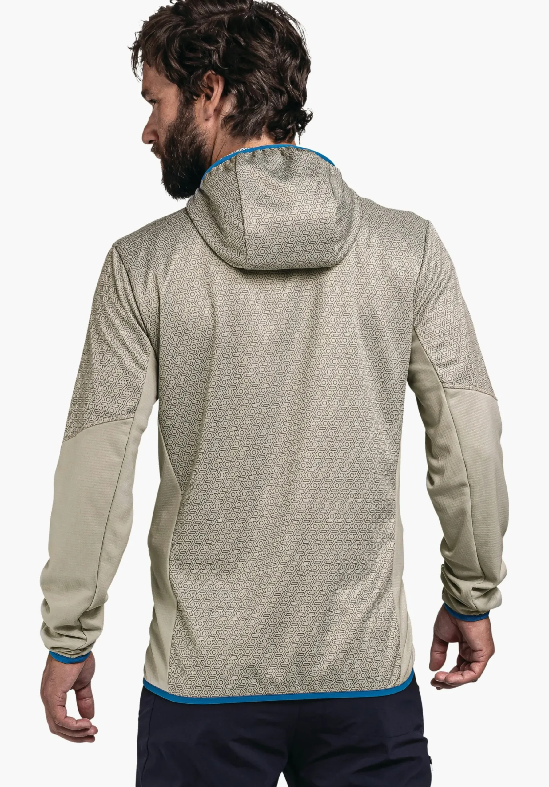 MEN SCHÖFFEL <Quick drying hoody for the mountains orange