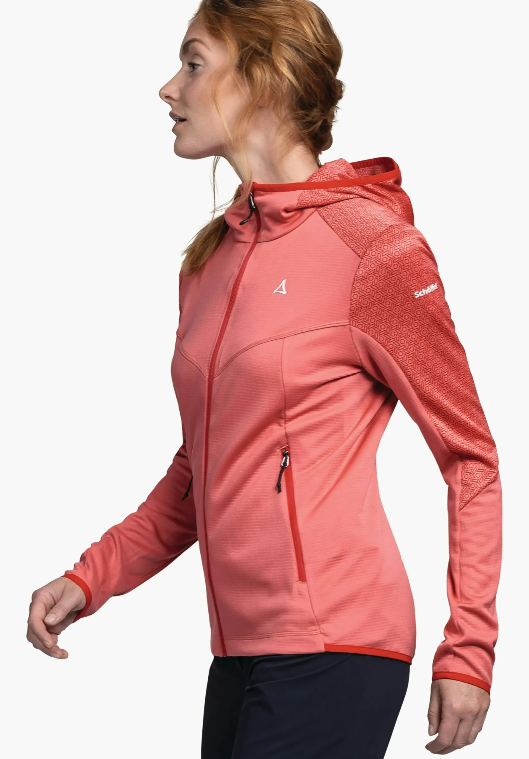 WOMEN SCHÖFFEL <Quick drying hoody for the mountains rosa