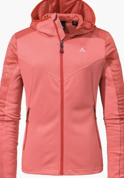 WOMEN SCHÖFFEL <Quick drying hoody for the mountains rosa