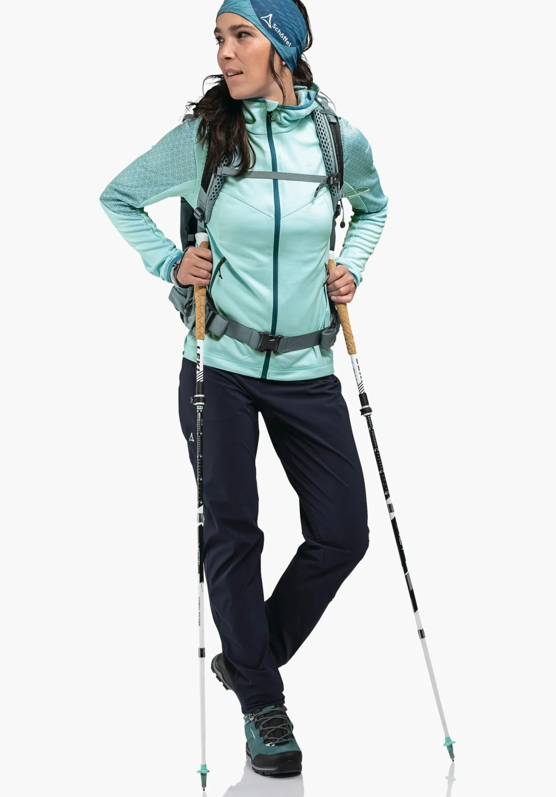 WOMEN SCHÖFFEL <Quick drying hoody for the mountains rosa