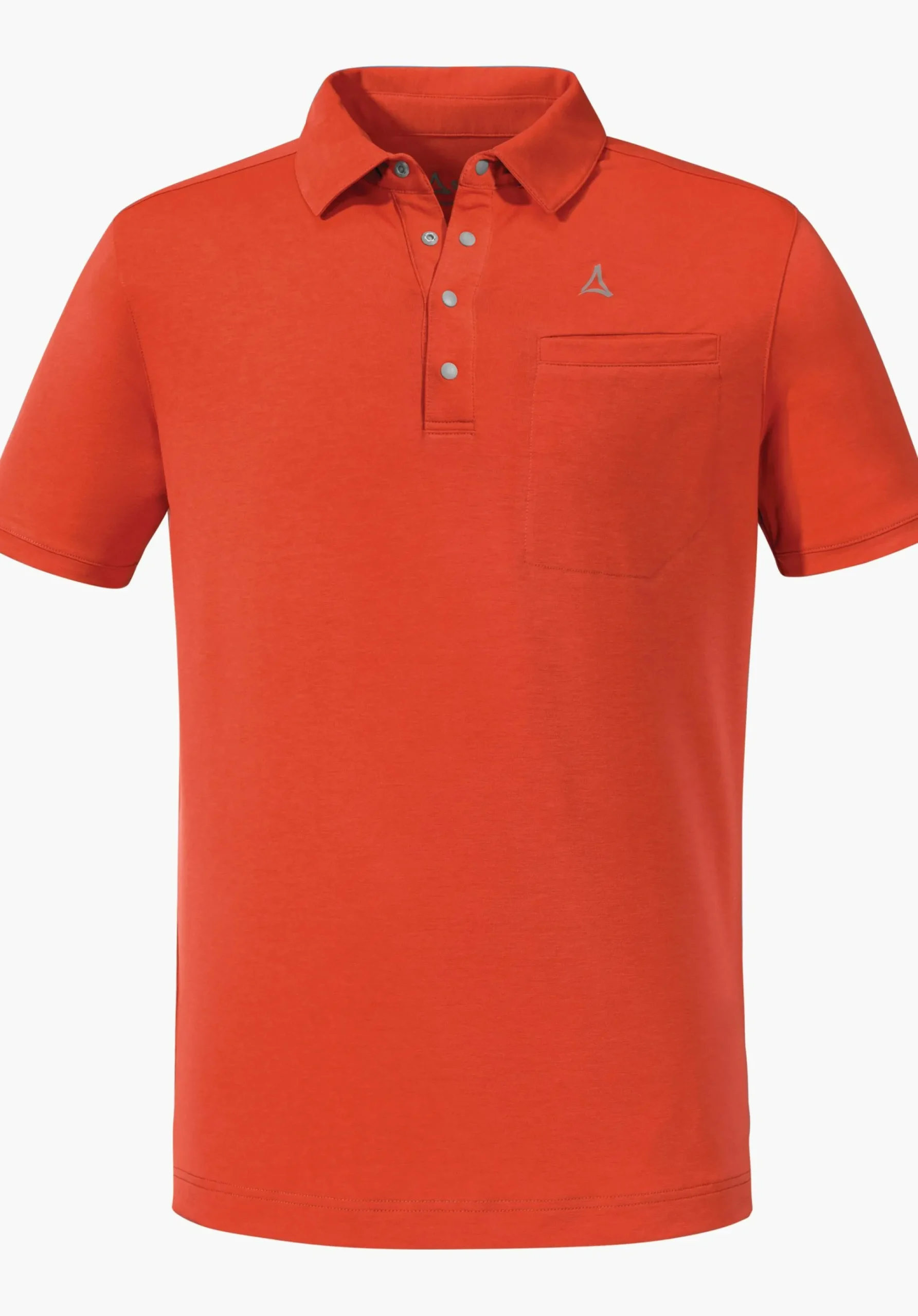 MEN SCHÖFFEL <Quick drying polo shirt orange