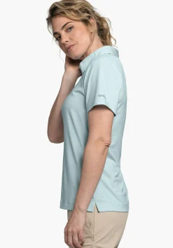 WOMEN SCHÖFFEL <Quick drying polo shirt weiß