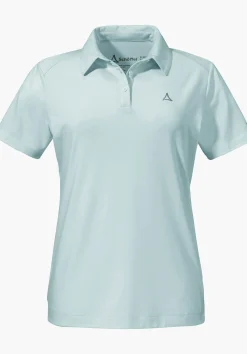 WOMEN SCHÖFFEL <Quick drying polo shirt weiß