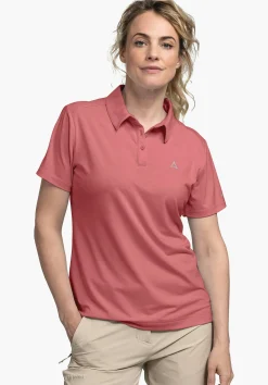 WOMEN SCHÖFFEL <Quick drying polo shirt weiß