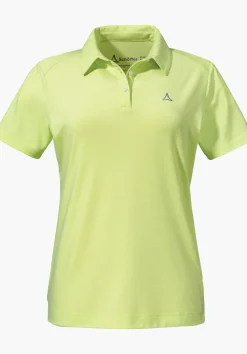 WOMEN SCHÖFFEL <Quick drying polo shirt weiß