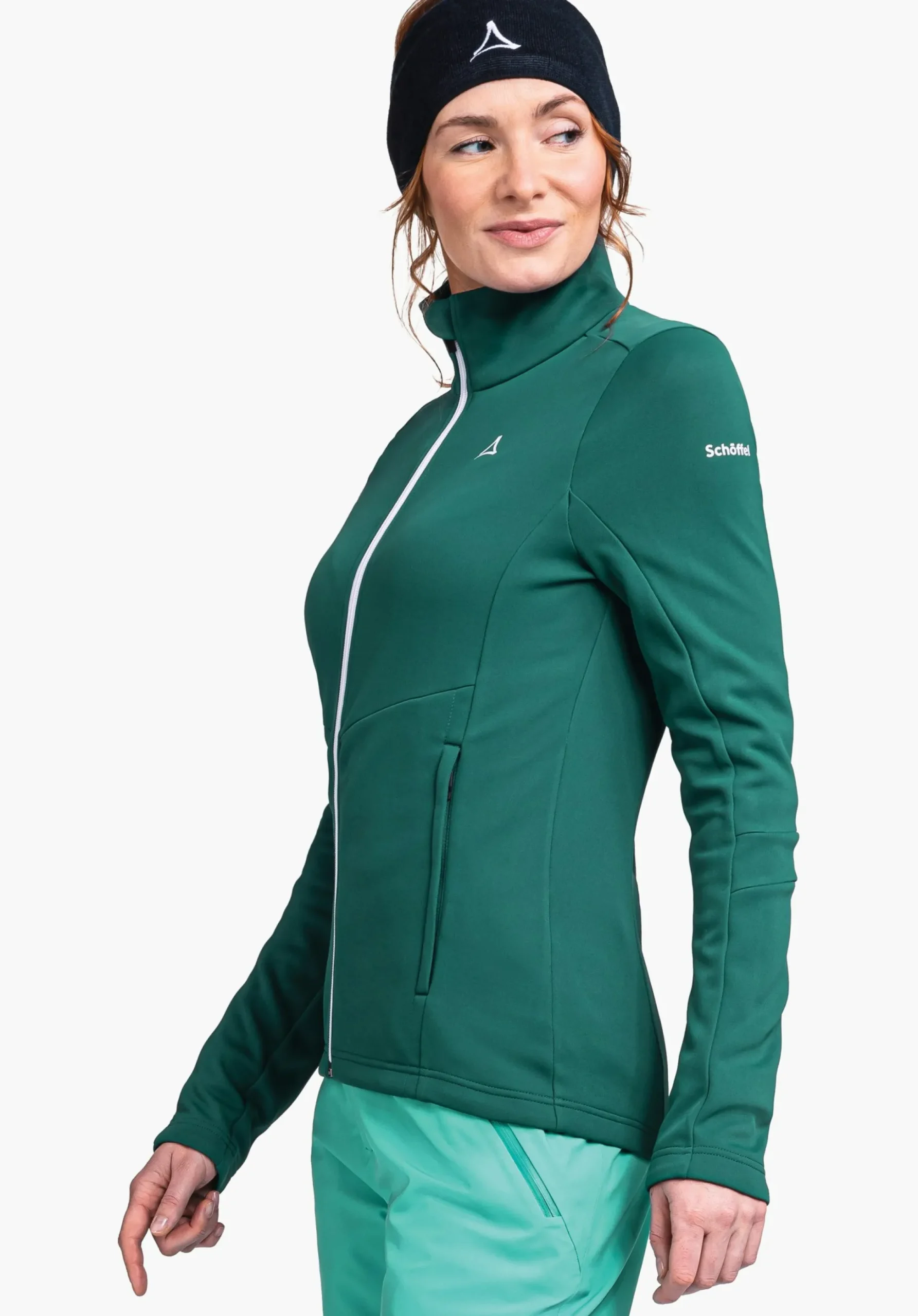WOMEN SCHÖFFEL Skiing<Recycled and comfortable fleece jacket green