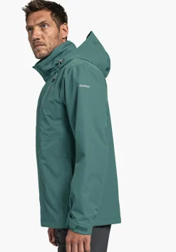 MEN SCHÖFFEL Trek & Hike|Outdoor Jackets<Robust, wind- and waterproof rain jacket grün