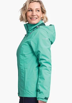 WOMEN SCHÖFFEL Trek & Hike|Outdoor Jackets<Robust, wind- and waterproof rain jacket red