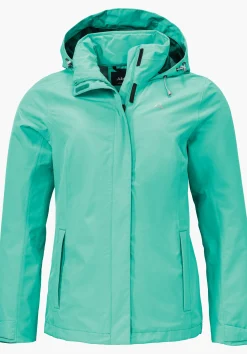 WOMEN SCHÖFFEL Trek & Hike|Outdoor Jackets<Robust, wind- and waterproof rain jacket red