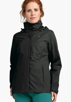 WOMEN SCHÖFFEL Trek & Hike|Outdoor Jackets<Robust, wind- and waterproof rain jacket red