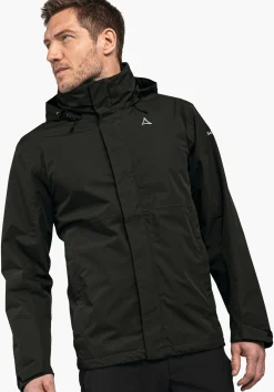 MEN SCHÖFFEL Trek & Hike|Outdoor Jackets<Robust, wind- and waterproof rain jacket grün