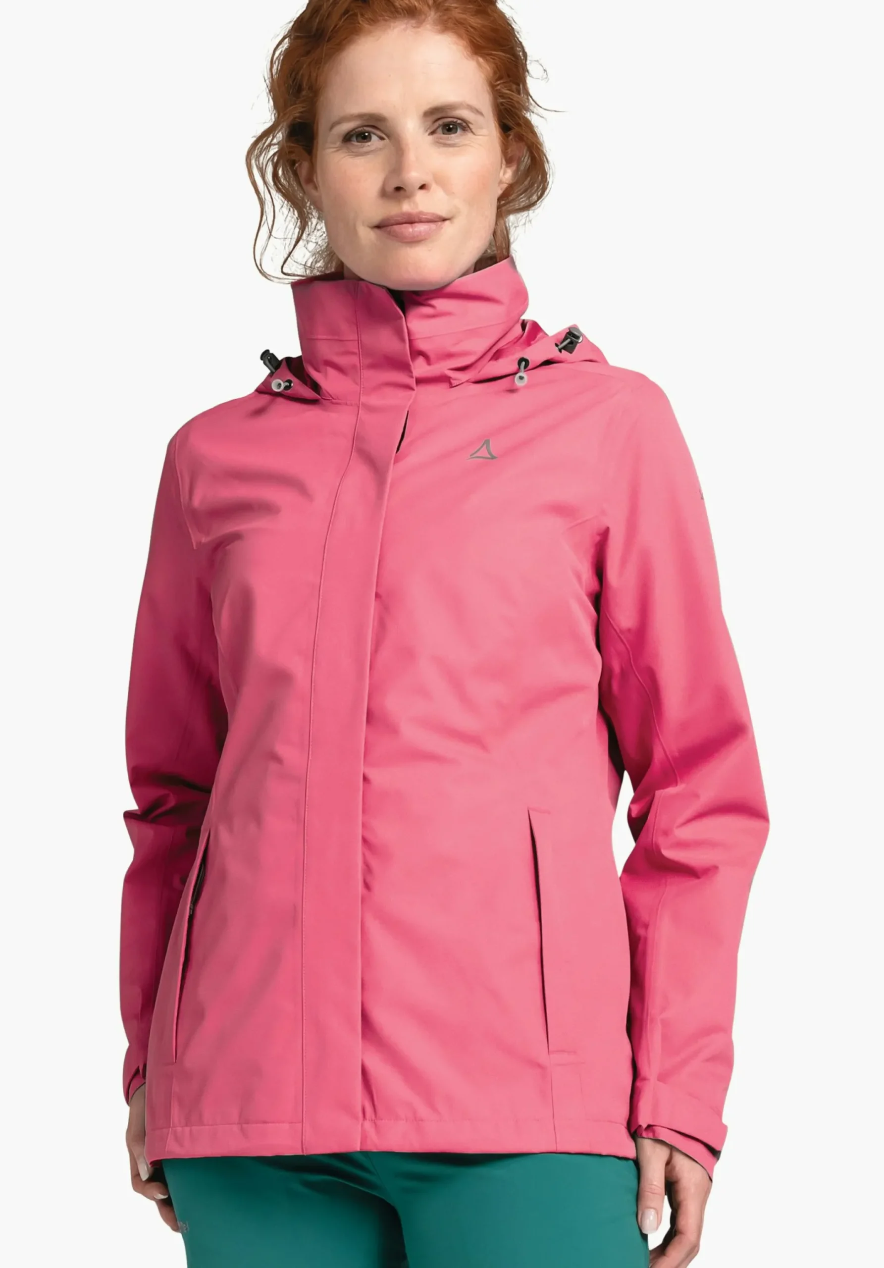 WOMEN SCHÖFFEL Trek & Hike|Outdoor Jackets<Robust, wind- and waterproof rain jacket red