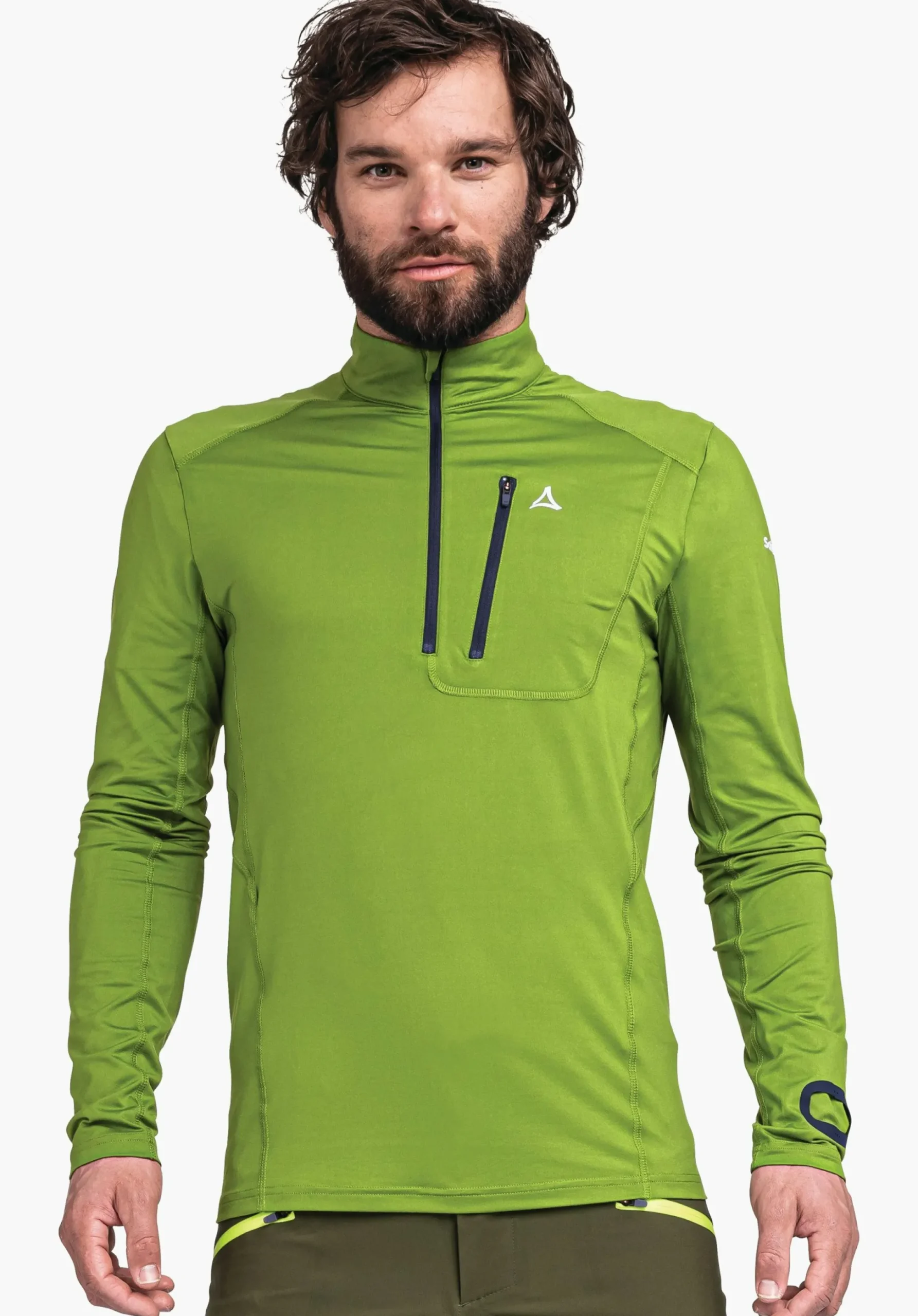 MEN SCHÖFFEL Ski Tour|Mountaineering<Shirt with high moisture transport green