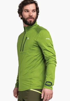 MEN SCHÖFFEL Ski Tour|Mountaineering<Shirt with high moisture transport green