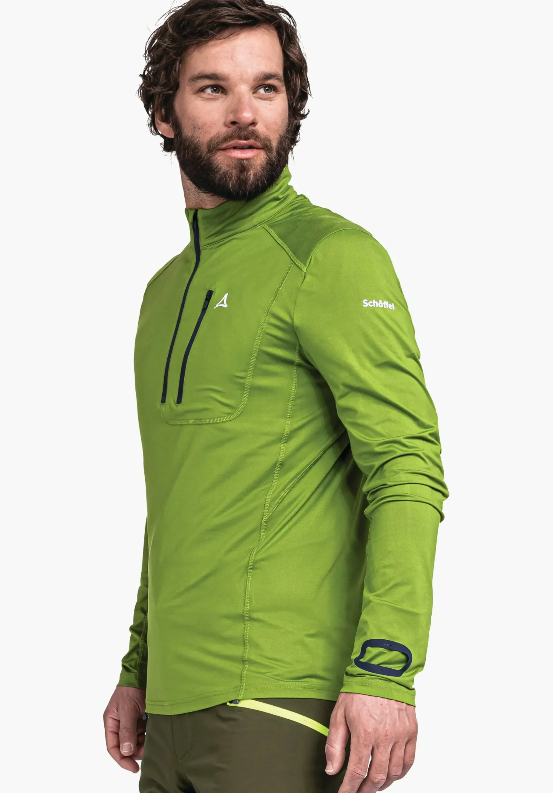 MEN SCHÖFFEL Ski Tour|Mountaineering<Shirt with high moisture transport green