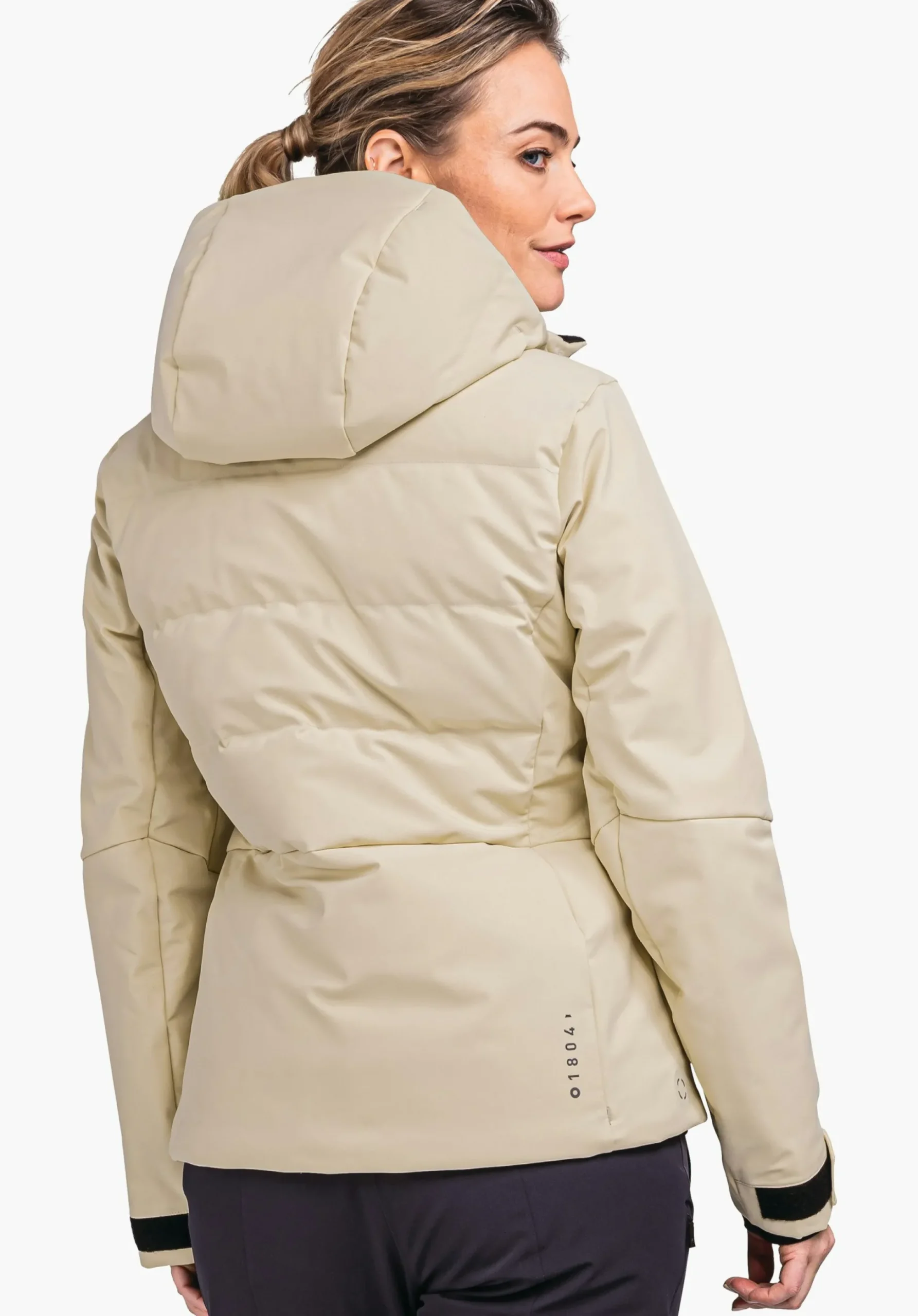 WOMEN SCHÖFFEL Skiing<Ski down jacket with recycled padding beige