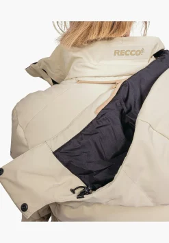 WOMEN SCHÖFFEL Skiing<Ski down jacket with recycled padding beige