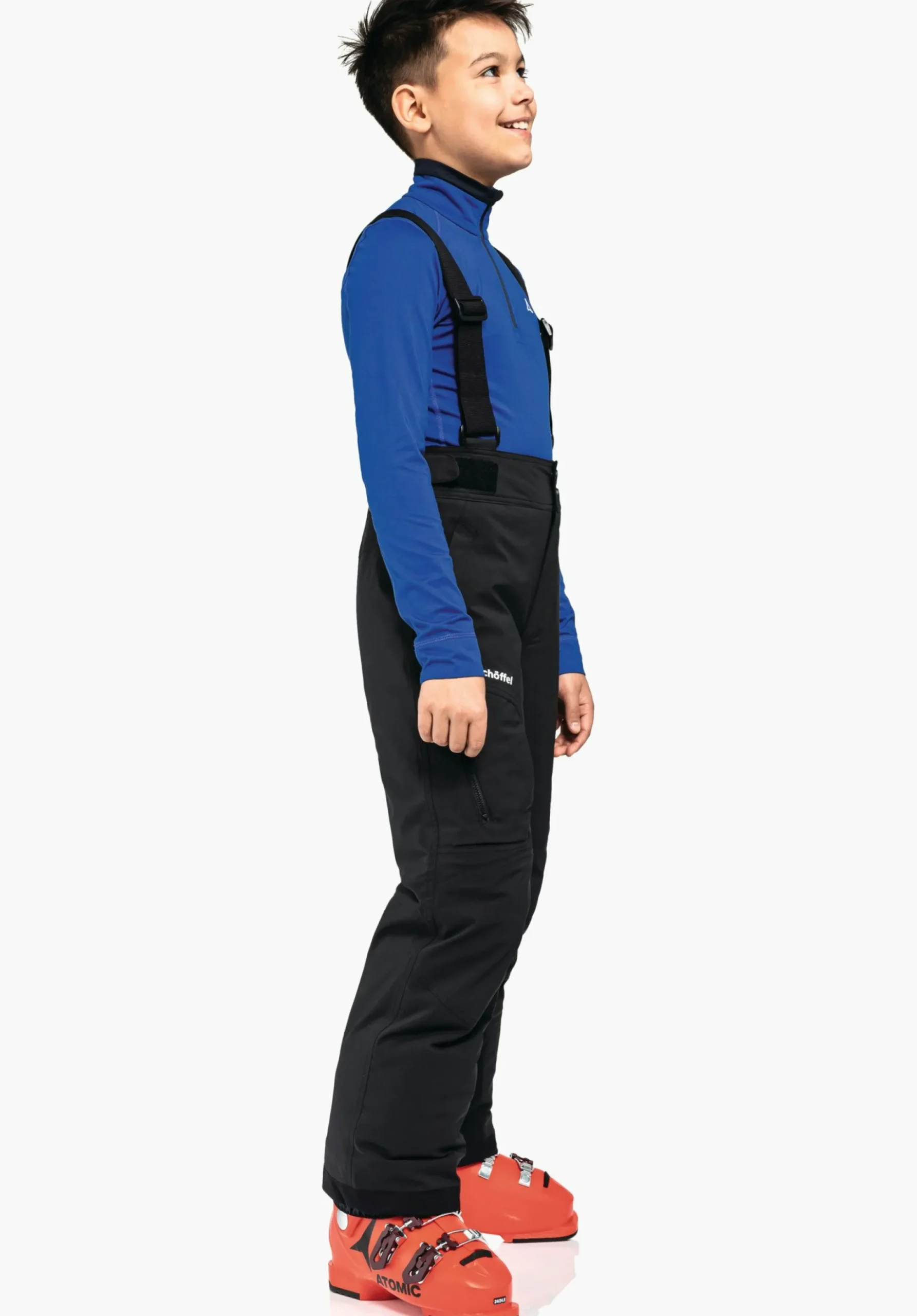 CHILDREN SCHÖFFEL Ski<Ski pants with adjustable braces orange