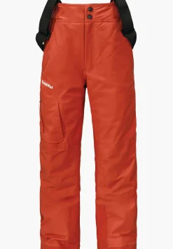 CHILDREN SCHÖFFEL Ski<Ski pants with adjustable braces orange