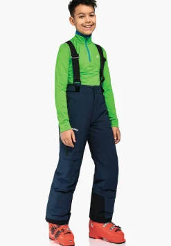 CHILDREN SCHÖFFEL Ski<Ski pants with adjustable braces orange