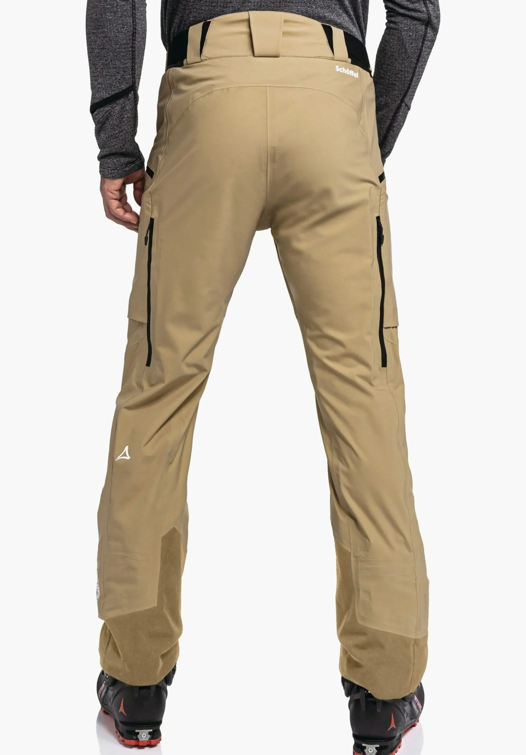 MEN SCHÖFFEL Ski Tour|Skiing|Mountaineering|Pants Long<Ski touring pants with 4-way stretch beige