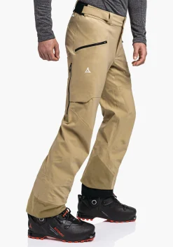 MEN SCHÖFFEL Ski Tour|Skiing|Mountaineering|Pants Long<Ski touring pants with 4-way stretch beige