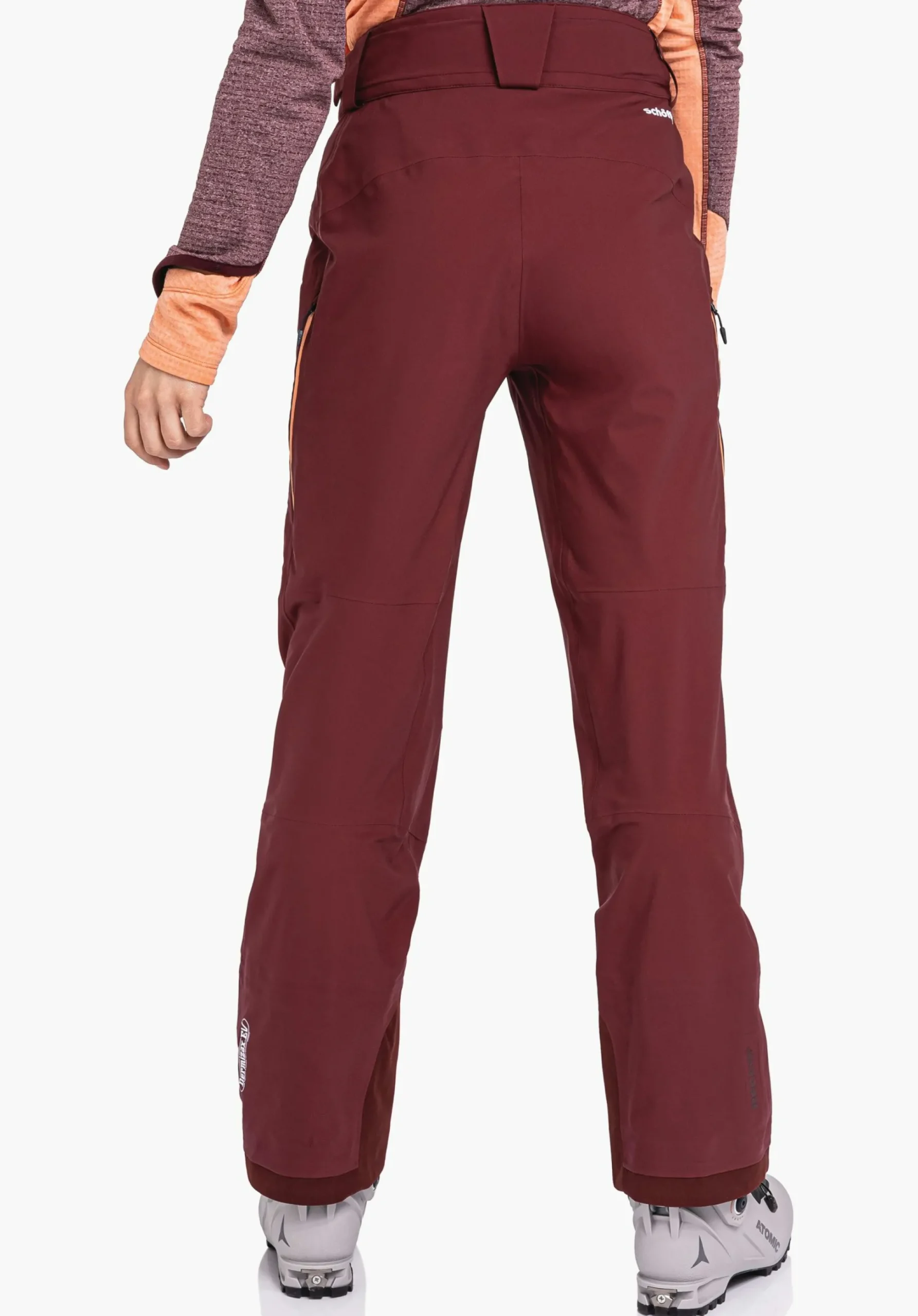 WOMEN SCHÖFFEL Ski Tour|Skiing|Mountaineering|Pants Long<Ski touring pants with 4-way stretch red