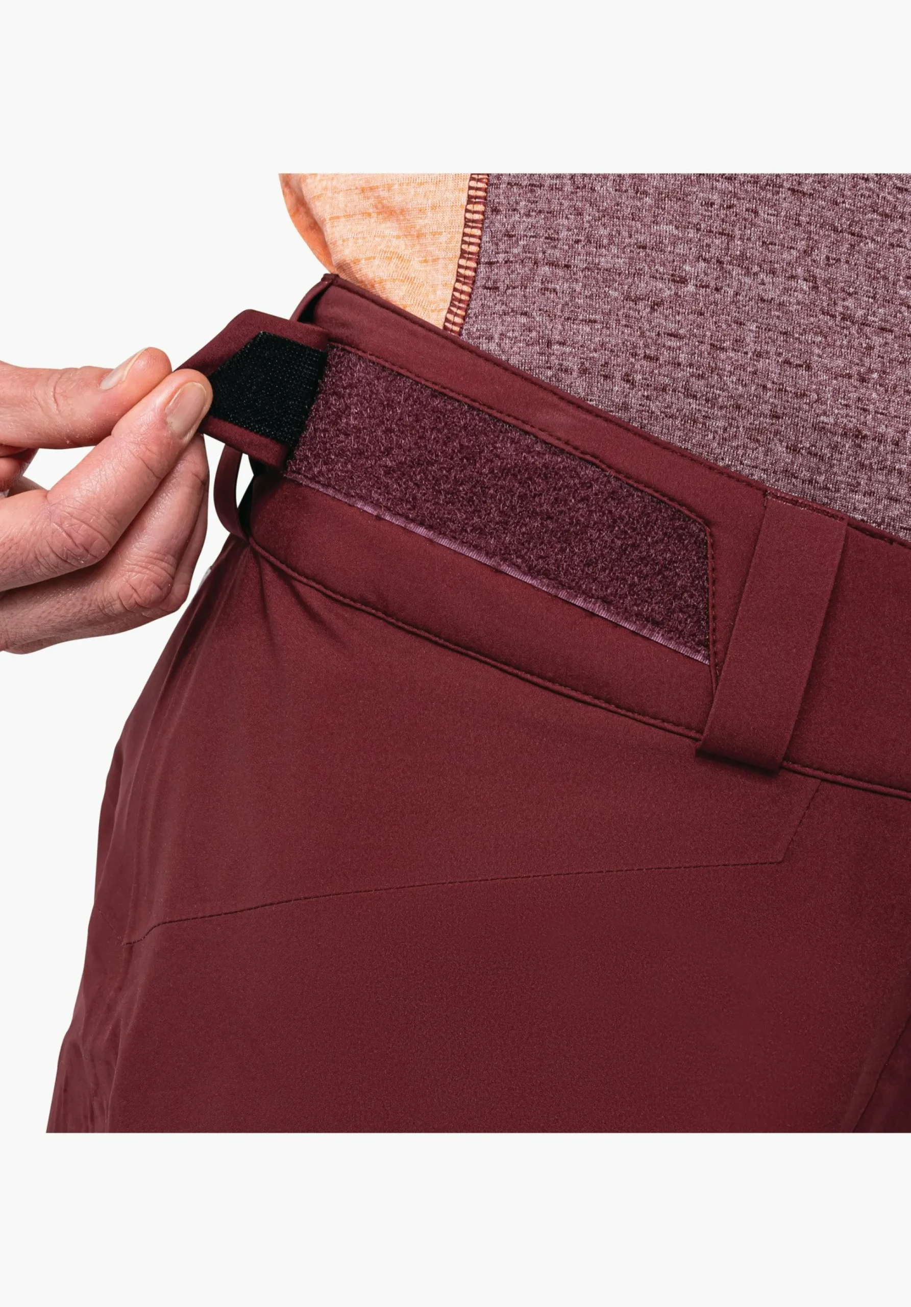 WOMEN SCHÖFFEL Ski Tour|Skiing|Mountaineering|Pants Long<Ski touring pants with 4-way stretch red