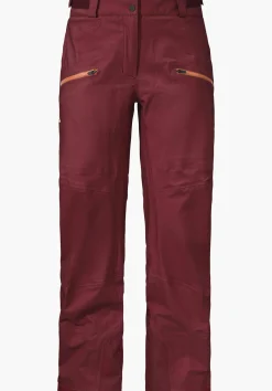 WOMEN SCHÖFFEL Ski Tour|Skiing|Mountaineering|Pants Long<Ski touring pants with 4-way stretch red