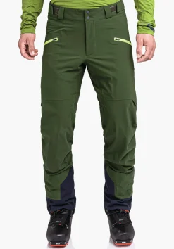 MEN SCHÖFFEL Ski Tour|Skiing|Mountaineering|Pants Long<Ski touring pants with 4-way stretch beige