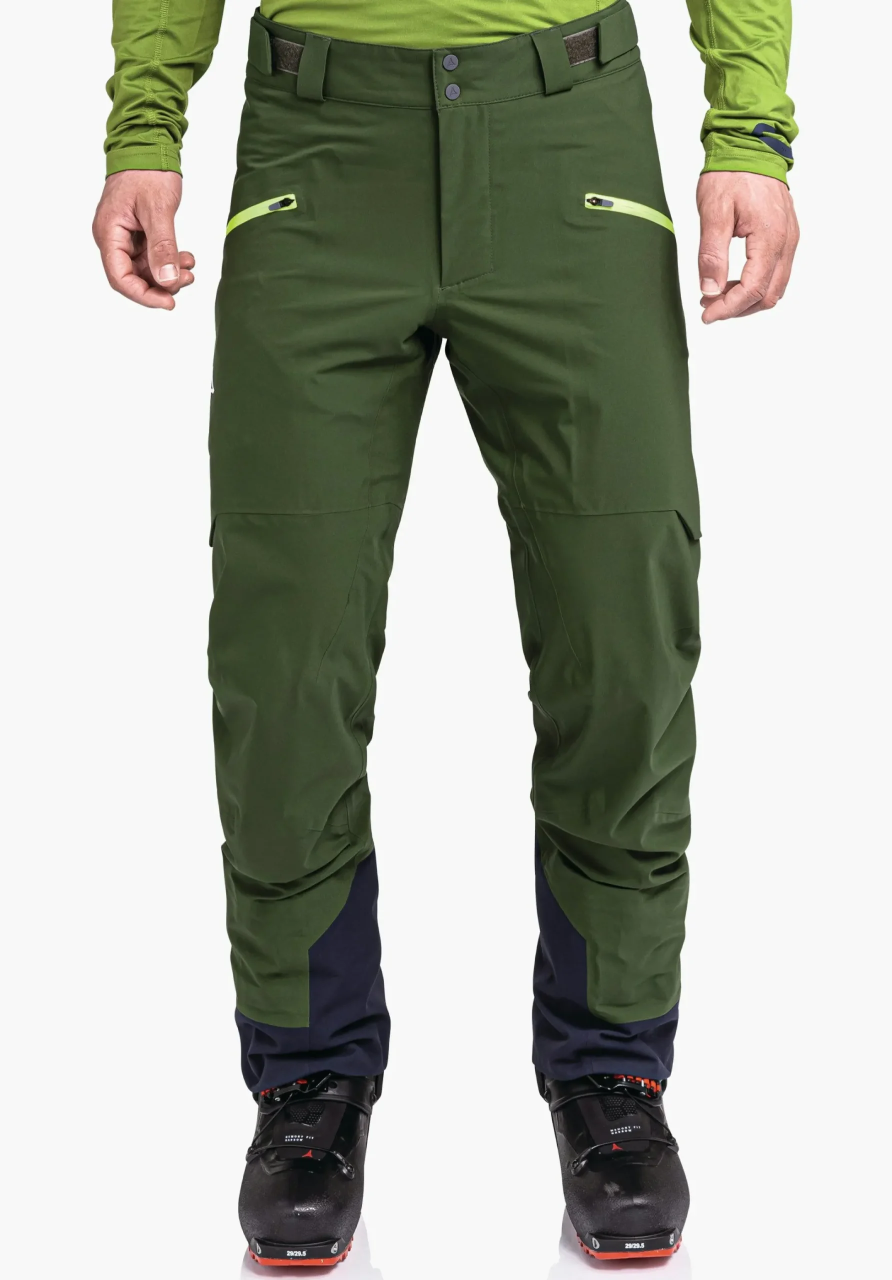 MEN SCHÖFFEL Ski Tour|Skiing|Mountaineering|Pants Long<Ski touring pants with 4-way stretch beige