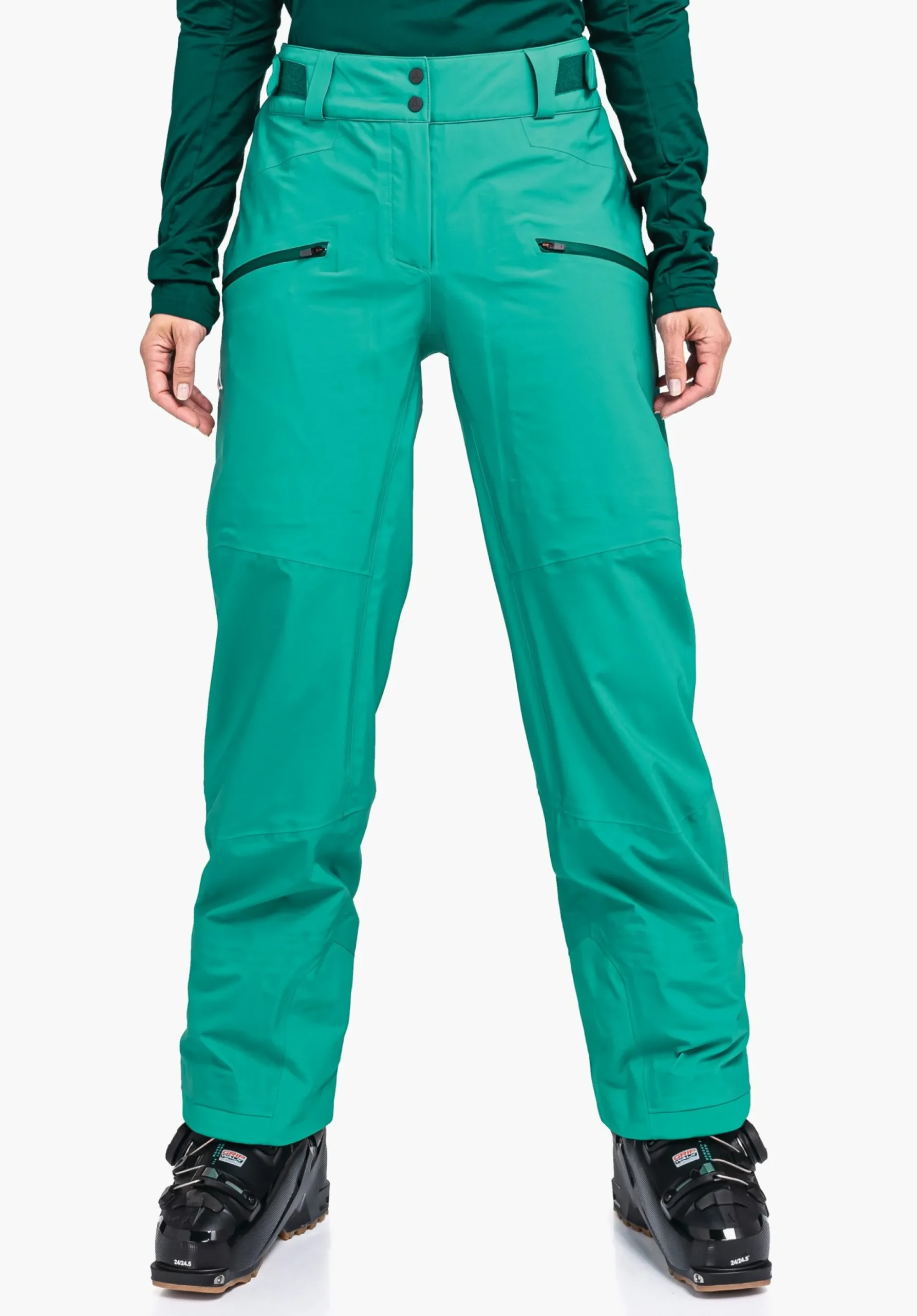 WOMEN SCHÖFFEL Ski Tour|Skiing|Mountaineering|Pants Long<Ski touring pants with 4-way stretch red
