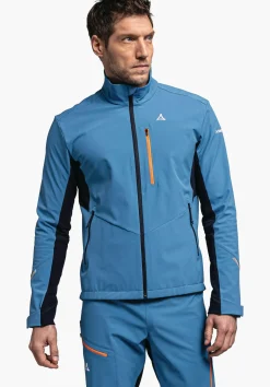 MEN SCHÖFFEL Trek & Hike|Outdoor Jackets<Softshell jacket in performance material orange