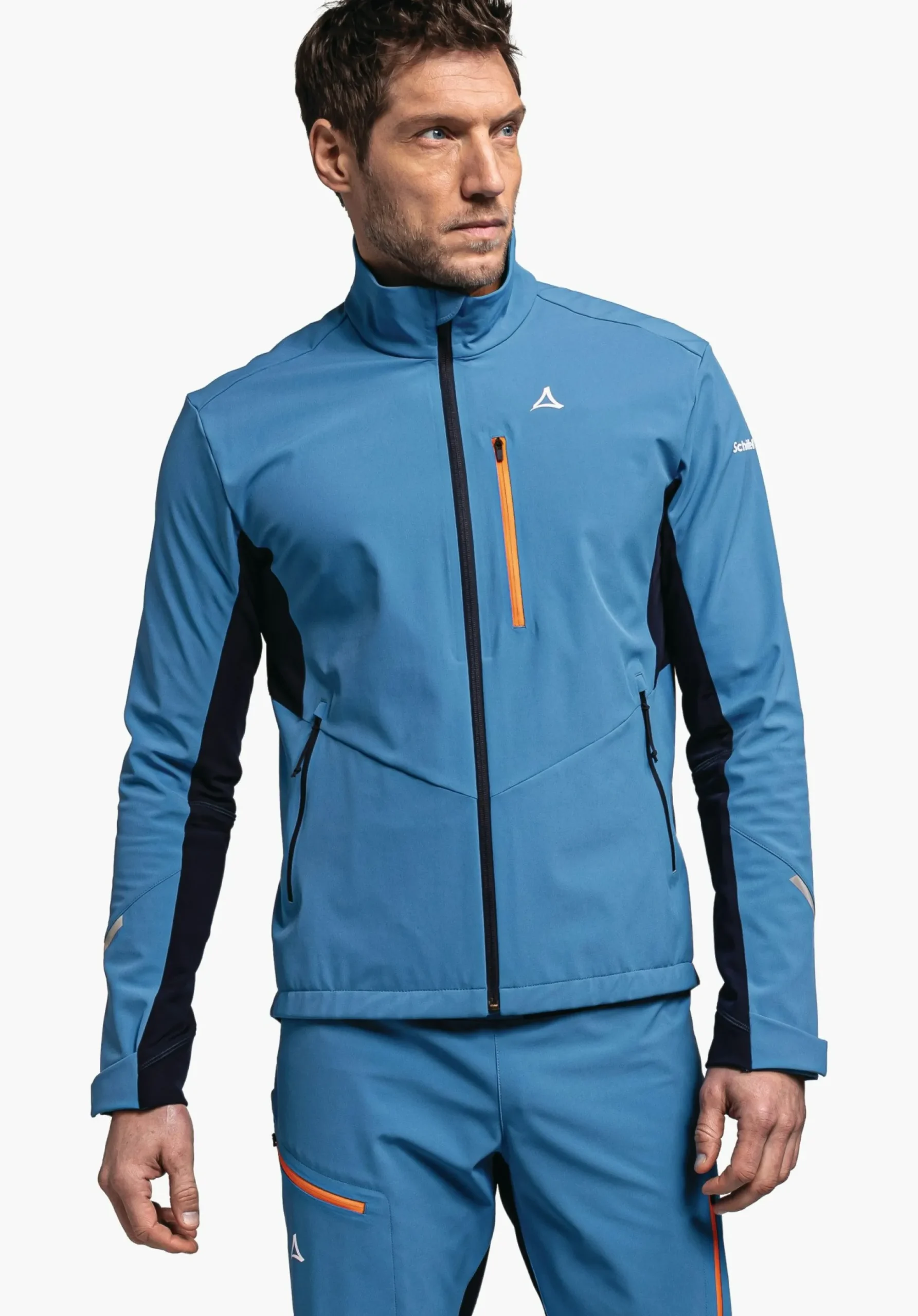 MEN SCHÖFFEL Trek & Hike|Outdoor Jackets<Softshell jacket in performance material orange