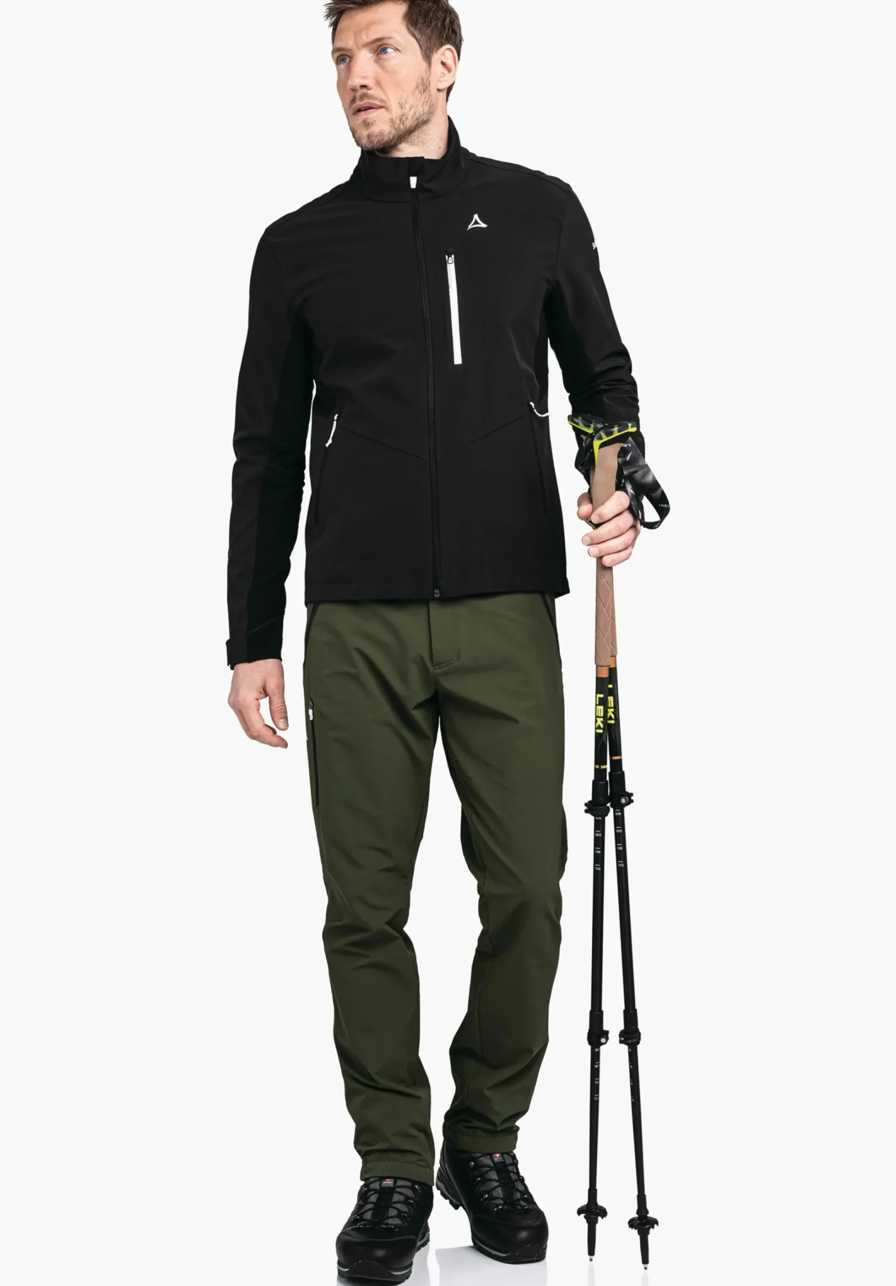 MEN SCHÖFFEL Trek & Hike|Outdoor Jackets<Softshell jacket in performance material orange