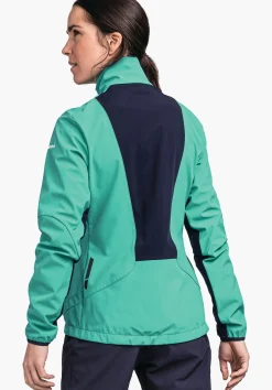 WOMEN SCHÖFFEL Trek & Hike|Outdoor Jackets<Softshell jacket in performance material green