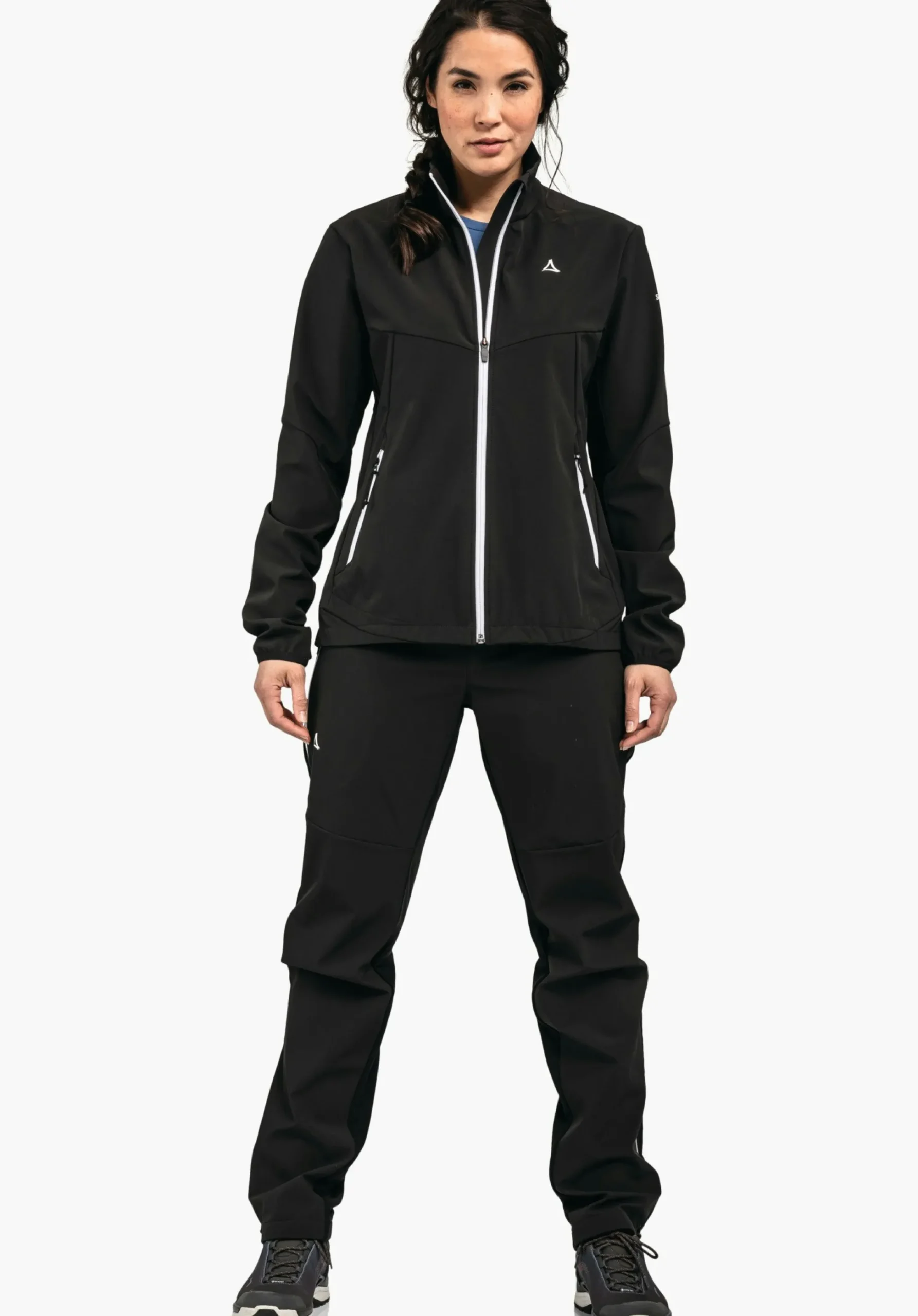 WOMEN SCHÖFFEL Outdoor Jackets<Softshell jacket in performance material green