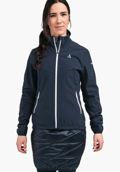WOMEN SCHÖFFEL Outdoor Jackets<Softshell jacket in performance material green