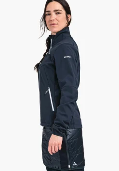 WOMEN SCHÖFFEL Outdoor Jackets<Softshell jacket in performance material green