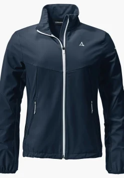 WOMEN SCHÖFFEL Outdoor Jackets<Softshell jacket in performance material green