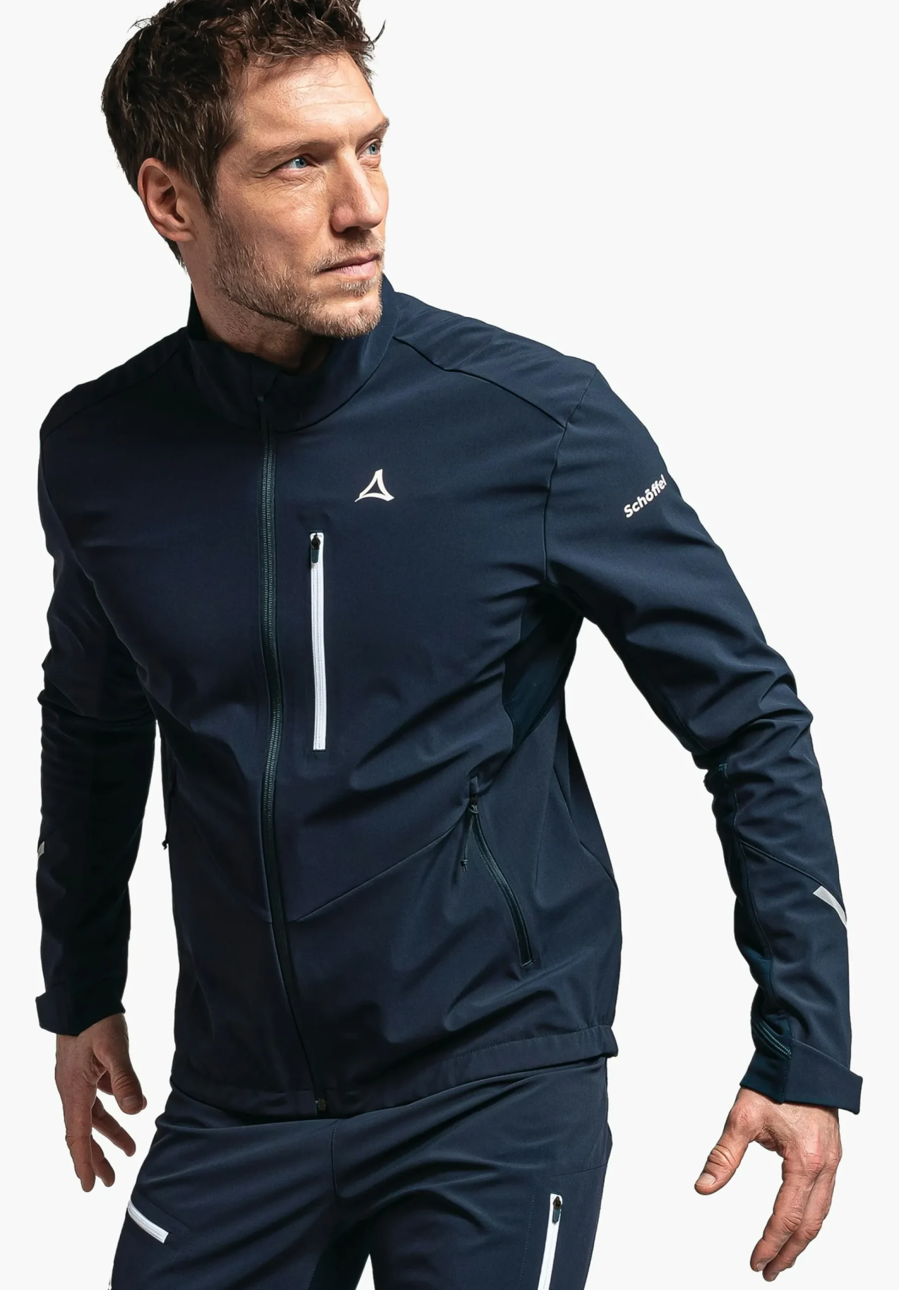 MEN SCHÖFFEL Trek & Hike|Outdoor Jackets<Softshell jacket in performance material orange
