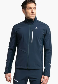 MEN SCHÖFFEL Trek & Hike|Outdoor Jackets<Softshell jacket in performance material orange