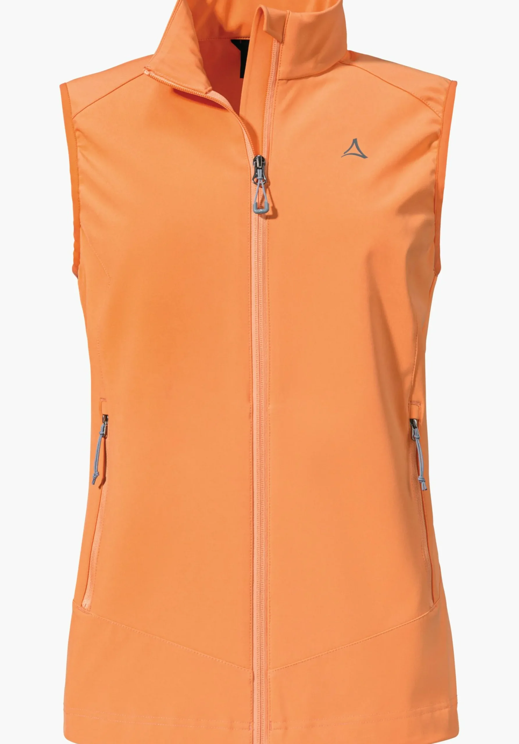 WOMEN SCHÖFFEL <Softshell vest in purist design orange