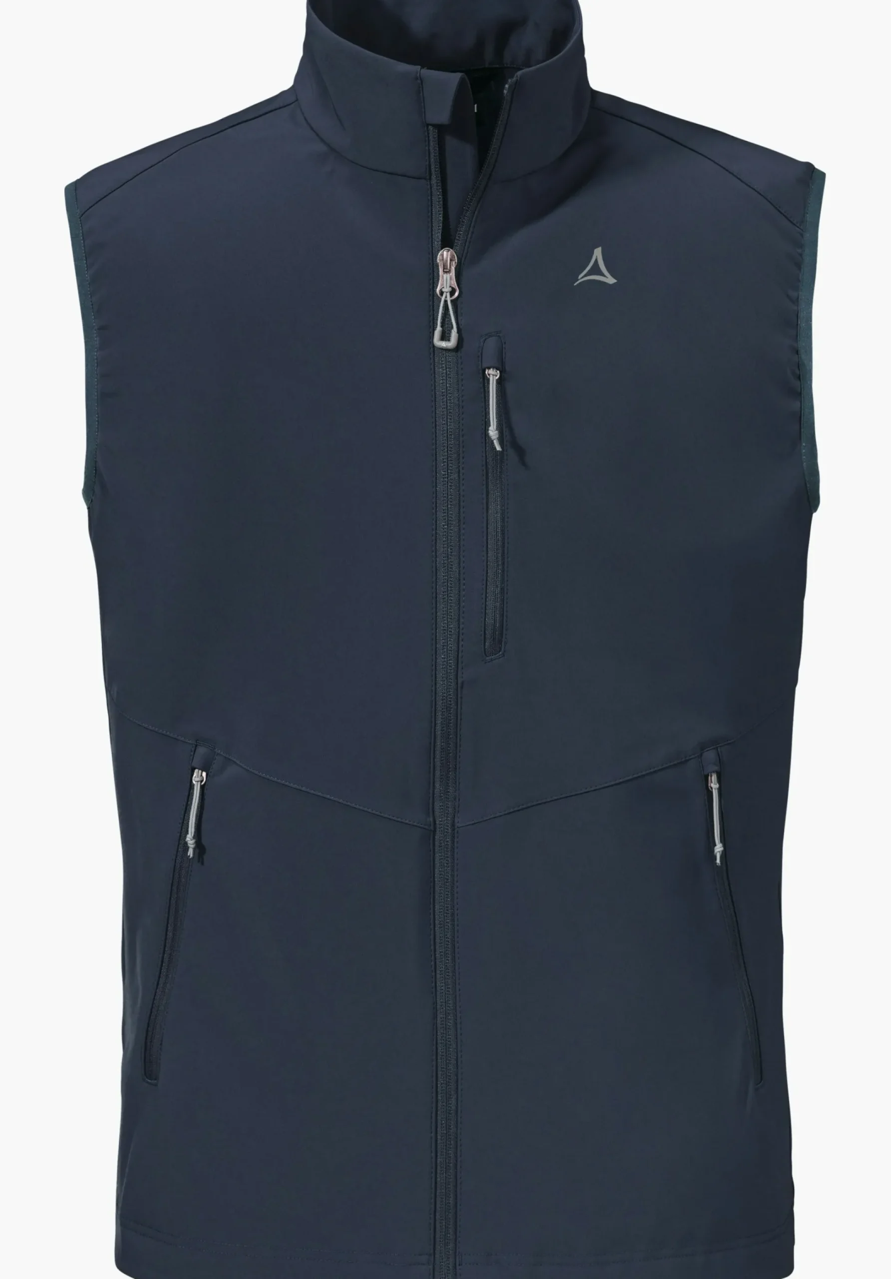 MEN SCHÖFFEL <Softshell vest in purist design grün
