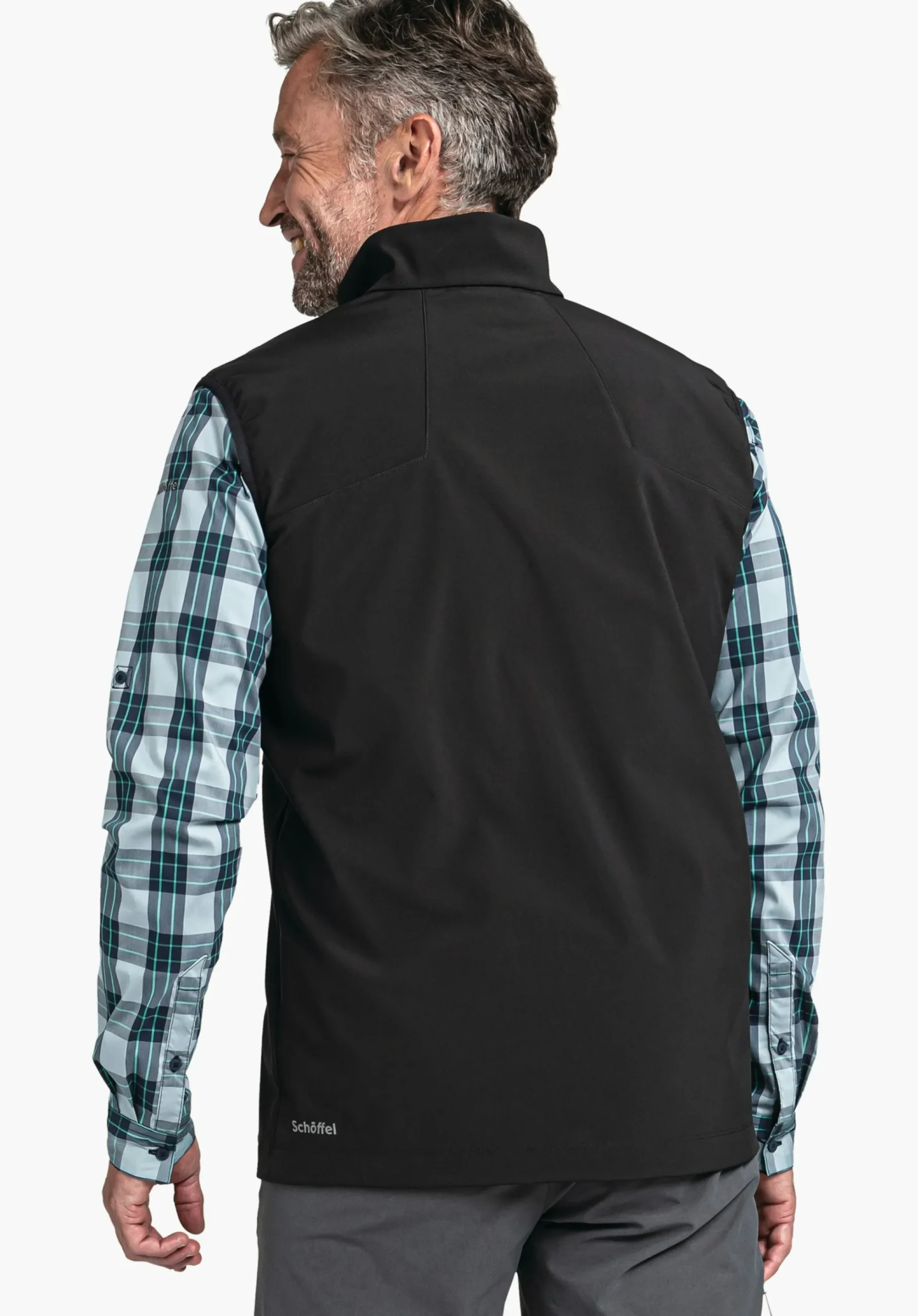 MEN SCHÖFFEL Trek & Hike<Softshell vest in purist design grün